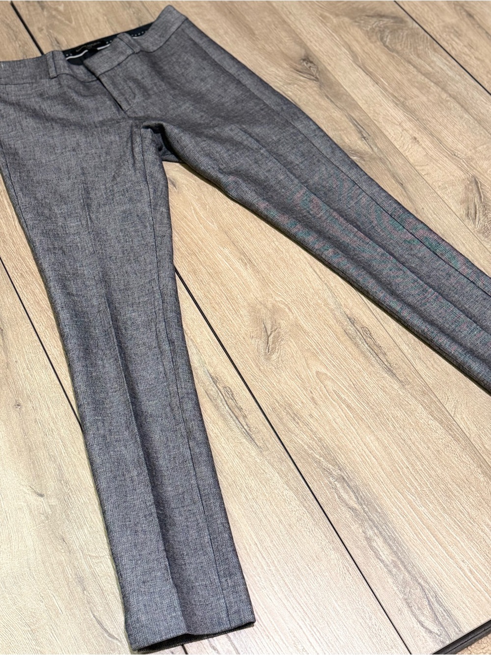 Banana Republic Sloan Gray Slim Ankle Pants Tailored Trousers Size 0 - Picture 4 of 16